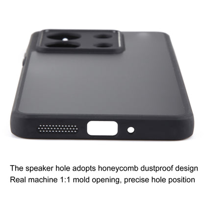 For Xiaomi Redmi Note 13 Fine Pore Matte Black TPU + PC Phone Case - Xiaomi Cases by buy2fix | Online Shopping UK | buy2fix