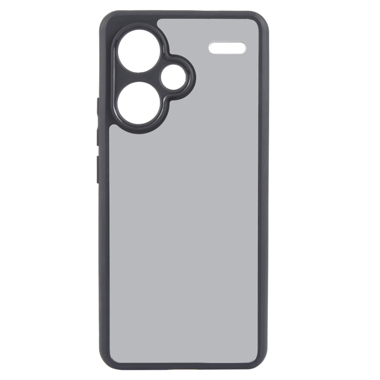 For Xiaomi Redmi Note 13 Pro+ Fine Pore Matte Black TPU + PC Phone Case - Xiaomi Cases by buy2fix | Online Shopping UK | buy2fix