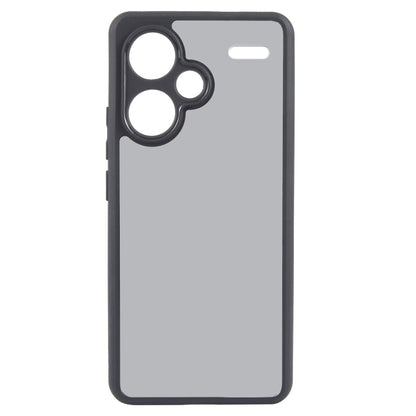 For Xiaomi Redmi Note 13 Pro+ Fine Pore Matte Black TPU + PC Phone Case - Xiaomi Cases by buy2fix | Online Shopping UK | buy2fix