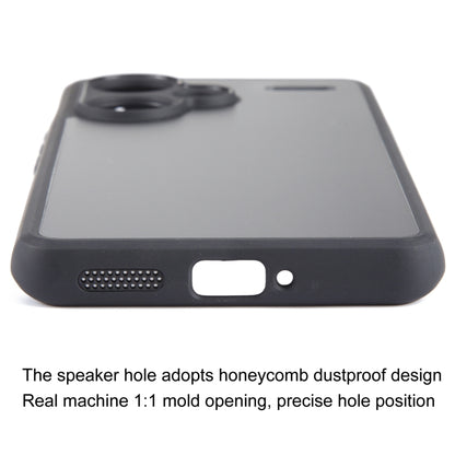 For Xiaomi Redmi Note 13 Pro+ Fine Pore Matte Black TPU + PC Phone Case - Xiaomi Cases by buy2fix | Online Shopping UK | buy2fix