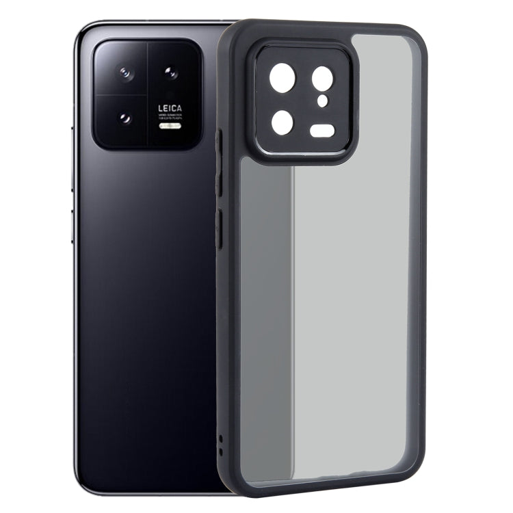 For Xiaomi 13 Fine Pore Matte Black TPU + PC Phone Case - Xiaomi Cases by buy2fix | Online Shopping UK | buy2fix