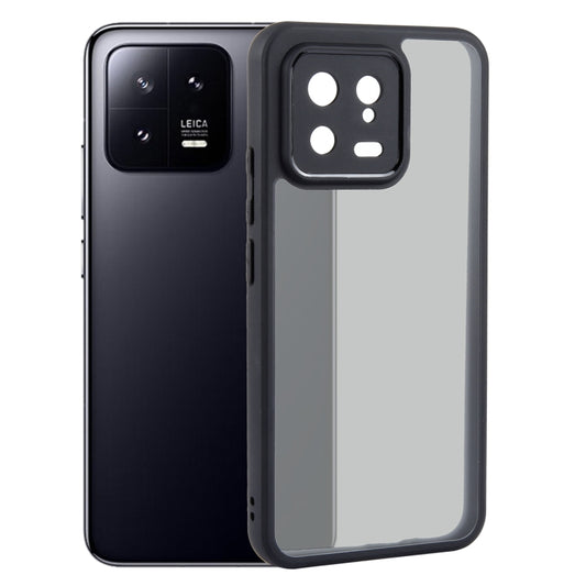 For Xiaomi 13 Fine Pore Matte Black TPU + PC Phone Case - Xiaomi Cases by buy2fix | Online Shopping UK | buy2fix
