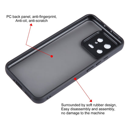 For Xiaomi 13 Fine Pore Matte Black TPU + PC Phone Case - Xiaomi Cases by buy2fix | Online Shopping UK | buy2fix