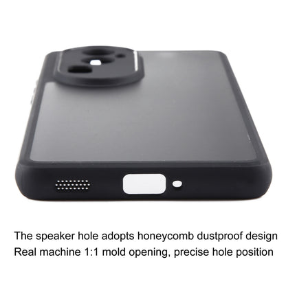 For OPPO Reno10 Pro+ Fine Pore Matte Black TPU + PC Phone Case by buy2fix