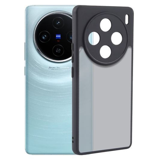 For vivo X100 Fine Pore Matte Black TPU + PC Phone Case - vivo Cases by buy2fix | Online Shopping UK | buy2fix