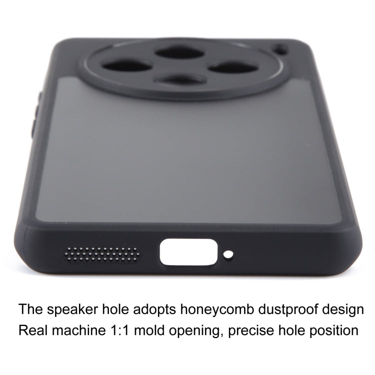 For vivo X100 Fine Pore Matte Black TPU + PC Phone Case by buy2fix