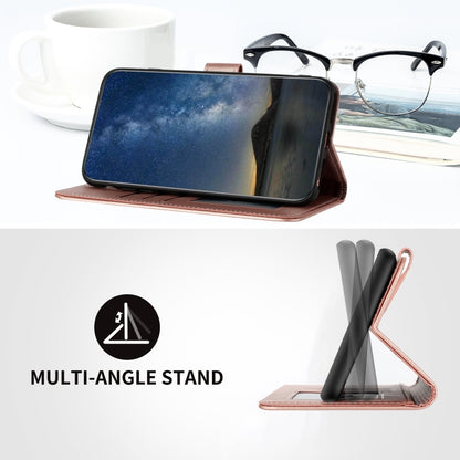 For Google Pixel 9 Pro Datura Flower Embossed Flip Leather Phone Case(Rose Gold) by buy2fix