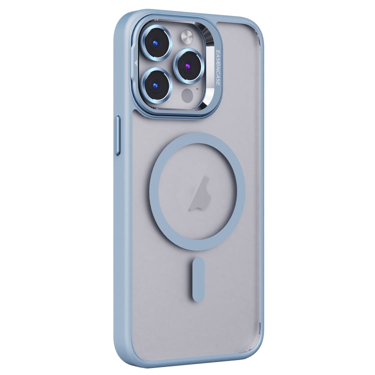 For iPhone 14 Pro Max Invisible Lens Holder PC + TPU Frosted MagSafe Phone Case(Blue) - iPhone 14 Pro Max Cases by buy2fix | Online Shopping UK | buy2fix