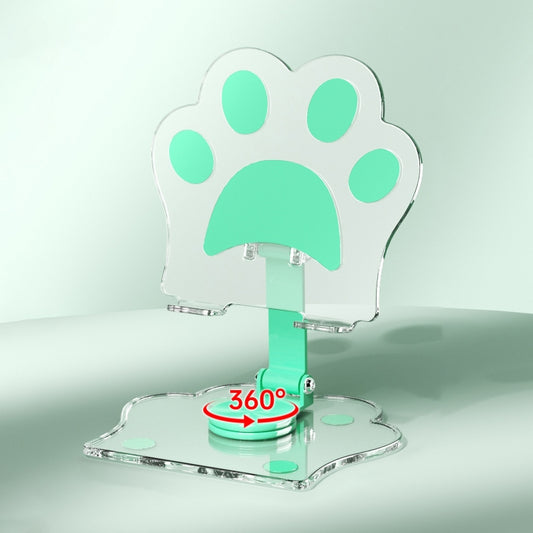 Portable Foldable Cat Claw Acrylic Lazy Holder(Green) - Desktop Holder by buy2fix | Online Shopping UK | buy2fix