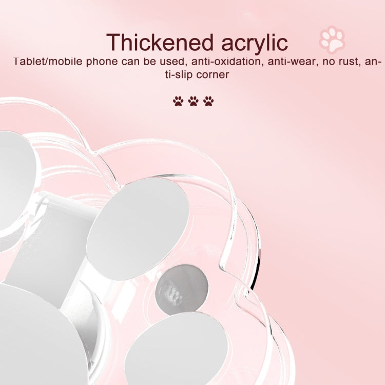 Portable Foldable Cat Claw Acrylic Lazy Holder(Orange) - Desktop Holder by buy2fix | Online Shopping UK | buy2fix