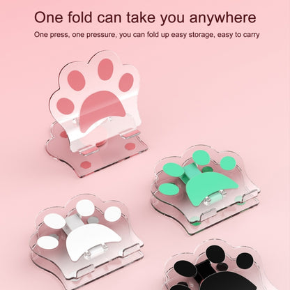 Portable Foldable Cat Claw Acrylic Lazy Holder(Black) - Desktop Holder by buy2fix | Online Shopping UK | buy2fix