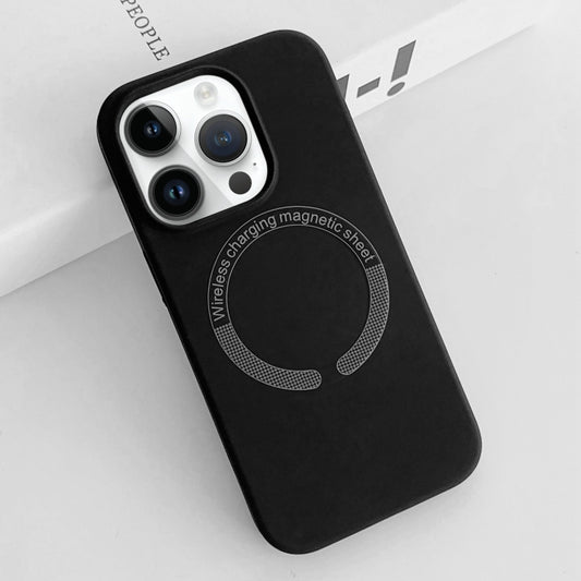 For iPhone 13 Pro MagSafe Magnetic Liquid Silicone Phone Case(Black) - iPhone 13 Pro Cases by buy2fix | Online Shopping UK | buy2fix