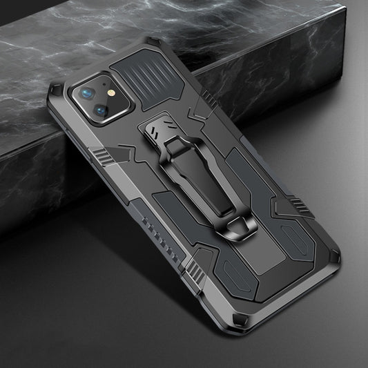 For iPhone 11 Machine Armor Warrior Shockproof PC + TPU Protective Case(Space Gray) by buy2fix