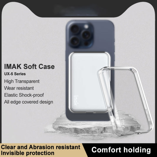 For MagSafe Battery Pack imak UX-5 Series Transparent Shockproof TPU Protective Case(Transparent) by imak