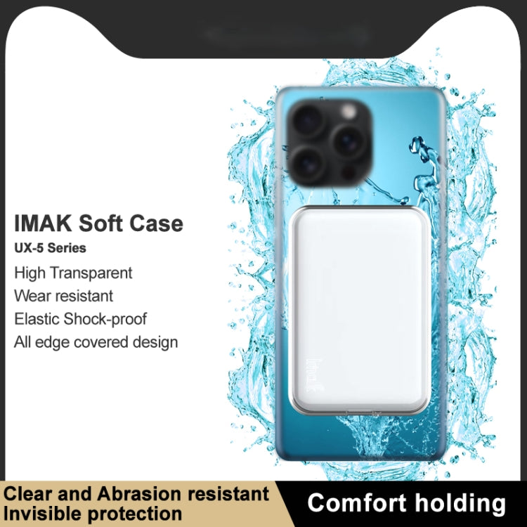 For MagSafe Battery Pack imak UX-5 Series Transparent Shockproof TPU Protective Case(Transparent) by imak