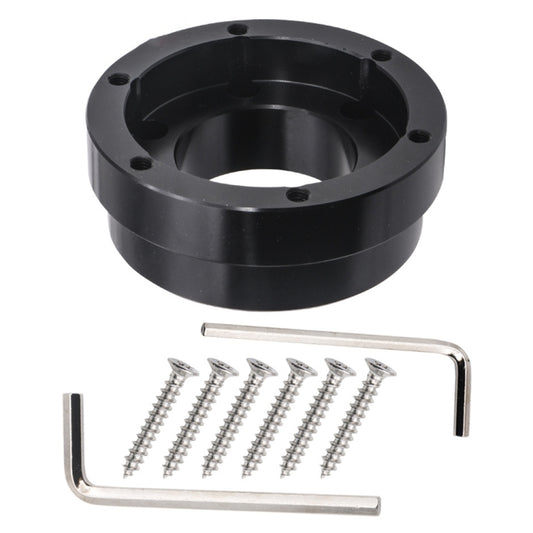 Universal Car Steering Wheel HUB Boss PCD Adapter Kit(Black) - Steering Wheel Accessories by buy2fix | Online Shopping UK | buy2fix