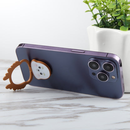 Cartoon Dragon Phone Metal Rotatable Ring Holder(Brown) - Ring Holder by buy2fix | Online Shopping UK | buy2fix