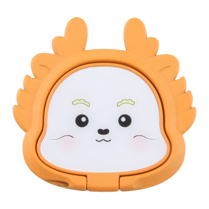 Cartoon Dragon Phone Metal Rotatable Ring Holder(Orange) - Ring Holder by buy2fix | Online Shopping UK | buy2fix