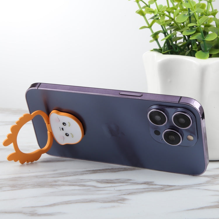 Cartoon Dragon Phone Metal Rotatable Ring Holder(Orange) - Ring Holder by buy2fix | Online Shopping UK | buy2fix