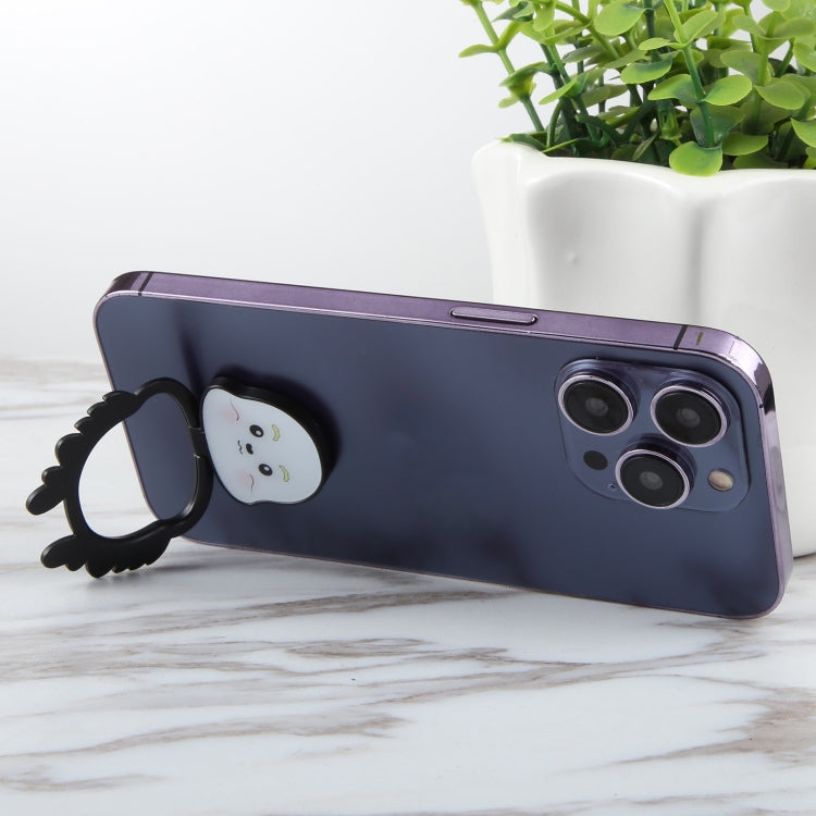 Cartoon Dragon Phone Metal Rotatable Ring Holder(Black) - Ring Holder by buy2fix | Online Shopping UK | buy2fix