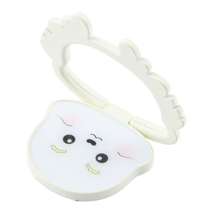 Cartoon Dragon Phone Metal Rotatable Ring Holder(White) - Ring Holder by buy2fix | Online Shopping UK | buy2fix