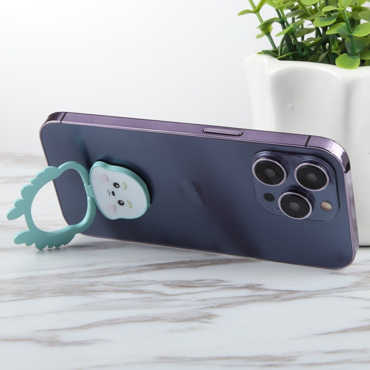 Cartoon Dragon Phone Metal Rotatable Ring Holder(Blue) - Ring Holder by buy2fix | Online Shopping UK | buy2fix