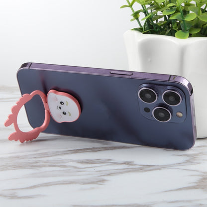 Cartoon Dragon Phone Metal Rotatable Ring Holder(Pink) - Ring Holder by buy2fix | Online Shopping UK | buy2fix