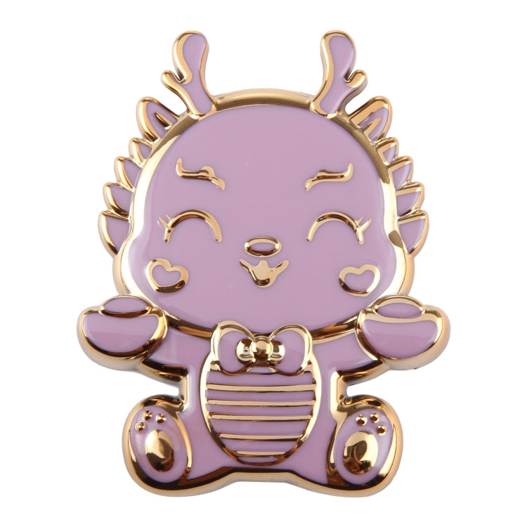 Cartoon Dragon Phone Desktop Folding Holder(Purple) - Desktop Holder by buy2fix | Online Shopping UK | buy2fix
