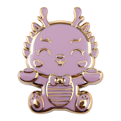 Cartoon Dragon Phone Desktop Folding Holder(Purple) - Desktop Holder by buy2fix | Online Shopping UK | buy2fix