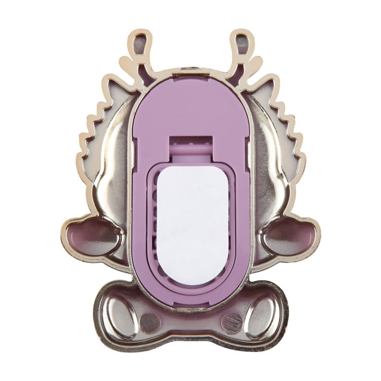 Cartoon Dragon Phone Desktop Folding Holder(Purple) - Desktop Holder by buy2fix | Online Shopping UK | buy2fix