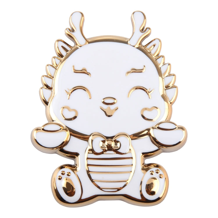 Cartoon Dragon Phone Desktop Folding Holder(Silver) - Desktop Holder by buy2fix | Online Shopping UK | buy2fix