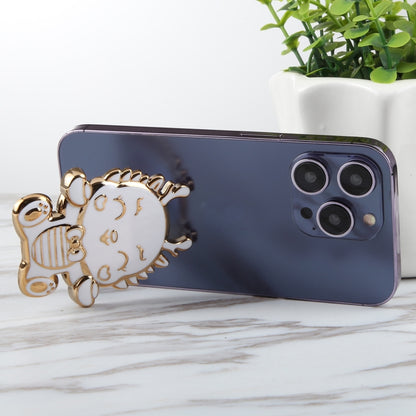 Cartoon Dragon Phone Desktop Folding Holder(Silver) - Desktop Holder by buy2fix | Online Shopping UK | buy2fix