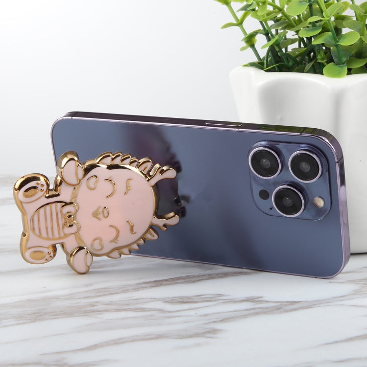 Cartoon Dragon Phone Desktop Folding Holder(Pink) - Desktop Holder by buy2fix | Online Shopping UK | buy2fix