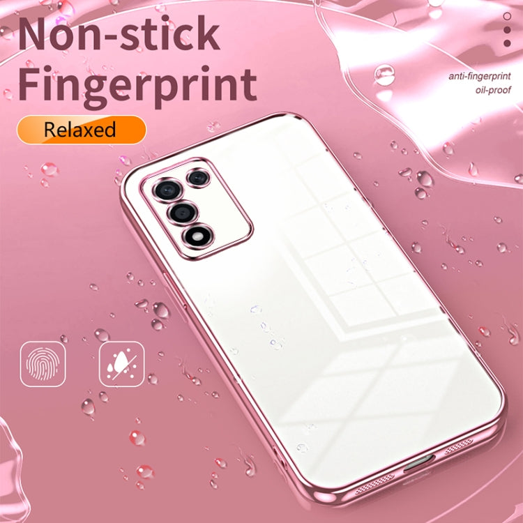 For OPPO K9s / K10 Energy Transparent Plating Fine Hole Phone Case(Transparent) by buy2fix