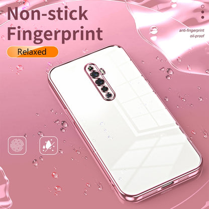 For OPPO Reno2 Z / Reno2 F Transparent Plating Fine Hole Phone Case(Gold) by buy2fix