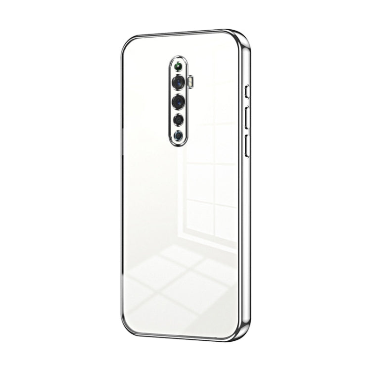 For OPPO Reno2 Z / Reno2 F Transparent Plating Fine Hole Phone Case(Silver) by buy2fix