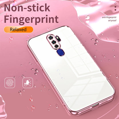 For OPPO A11x / A9 2020 Transparent Plating Fine Hole Phone Case(Transparent) by buy2fix
