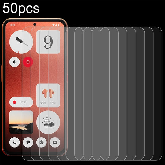 For Nothing CMF Phone 1 50pcs 0.26mm 9H 2.5D Tempered Glass Film