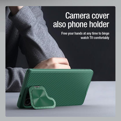 For Samsung Galaxy S25 Ultra 5G NILLKIN CamShield Prop PC Phone Case(Green) - Galaxy S25 Ultra 5G Cases by NILLKIN | Online Shopping UK | buy2fix