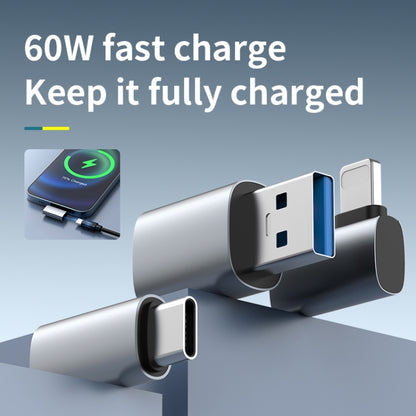 60W USB to USB-C/Type-C Female Charging Transfer Adapter by buy2fix