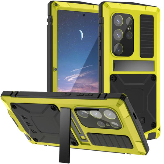 For Samsung Galaxy S25 Ultra 5G R-JUST Life Waterproof Dustproof Shockproof Phone Case(Yellow)