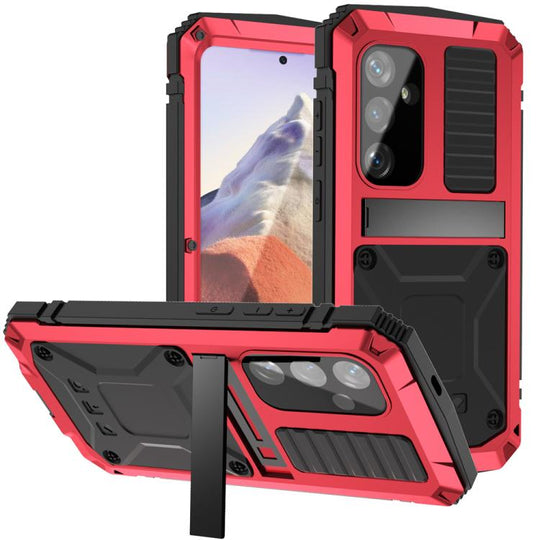 For Samsung Galaxy S25 5G R-JUST Life Waterproof Dustproof Shockproof Phone Case(Red)