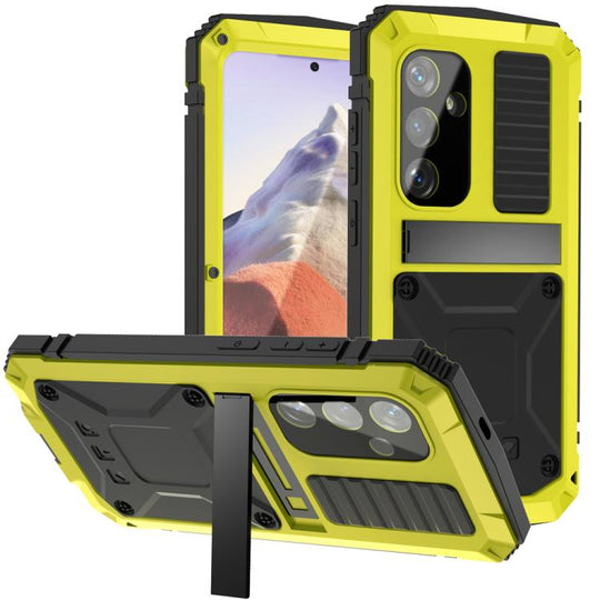 For Samsung Galaxy S25 5G R-JUST Life Waterproof Dustproof Shockproof Phone Case(Yellow)