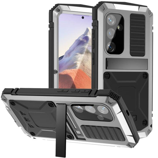 For Samsung Galaxy S25 5G R-JUST Life Waterproof Dustproof Shockproof Phone Case(Silver)