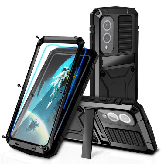 For Samsung Galaxy S25 Edge 5G R-JUST Life Waterproof Dustproof Shockproof Phone Case(Black)