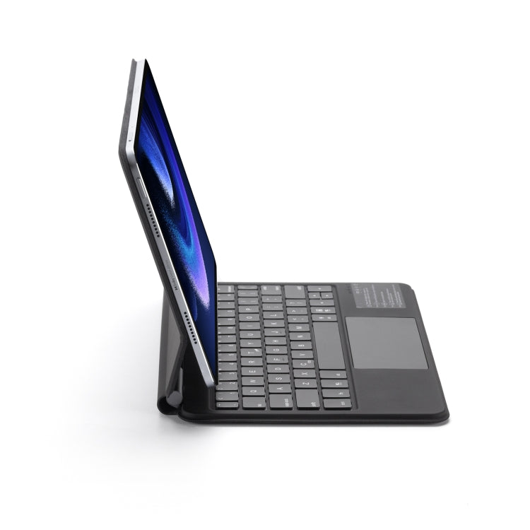 For Xiaomi Pad 6 / Pad Pro M11P-B-M611 Magnetic Bluetooth Keyboard Leather Tablet Case(Black) - Xiaomi Keyboard by buy2fix | Online Shopping UK | buy2fix