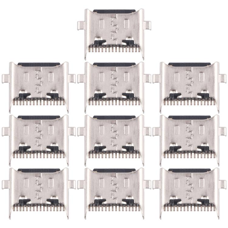 For Infinix Smart 8 India 10pcs Original Charging Port Connector - Single Tail Connector by buy2fix | Online Shopping UK | buy2fix