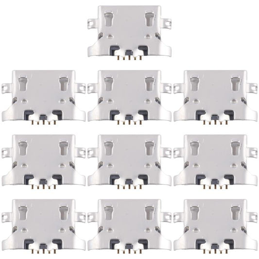 For Tecno Pop 7 BF6 10pcs Original Charging Port Connector - Single Tail Connector by buy2fix | Online Shopping UK | buy2fix