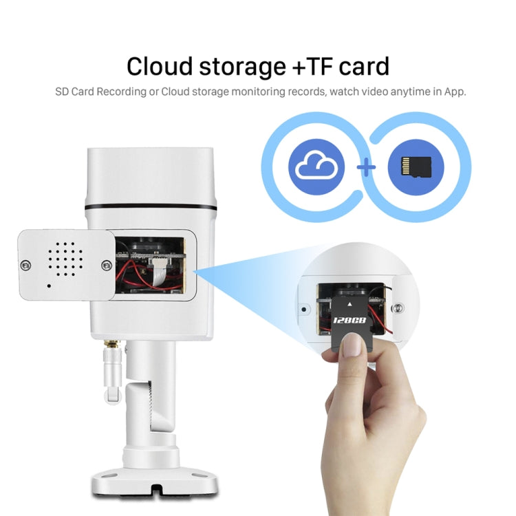 Q39 Motion Tracking Night Vision Smart Camera Supports Voice Intercom, Plug Type:US Plug(White) by buy2fix