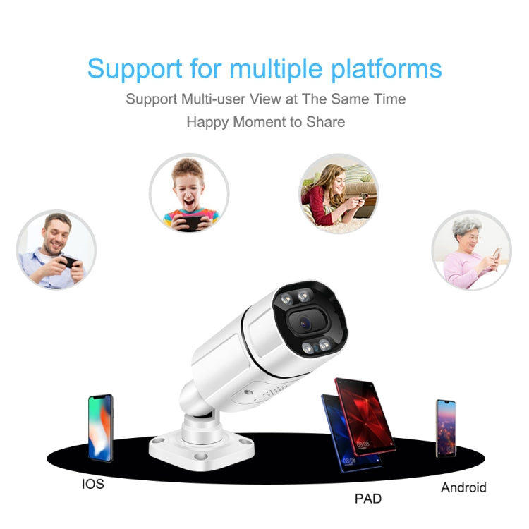 Q39 Motion Tracking Night Vision Smart Camera Supports Voice Intercom, Plug Type:EU Plug(White) by buy2fix